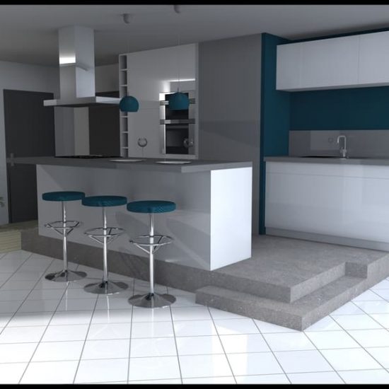 gt plans dessin plan 3d intérieur rénovation cuisine